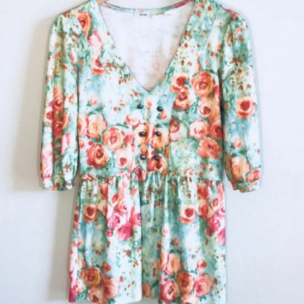 urban outfitters //kimchi blue// spring floral top